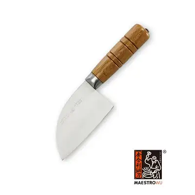 Maestro Wu G2 Betel nut knife with wooden handle