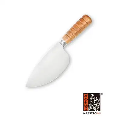 Small pork knife with wooden handle